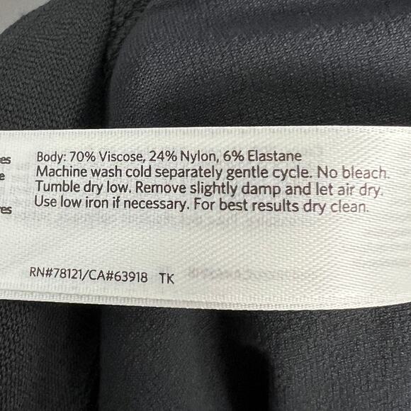 Eileen Fisher Women’s M Dark Gray Ankle Pants Preppy Classic Minimalist Chic - Picture 5 of 10